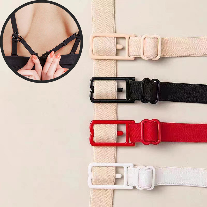 Elastic Waistband Roll - 6 Pieces Bra Strap Clips Elastic