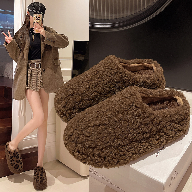 Sewing Fleece - Solid Color Fleece Ladies Fluffy Slippers