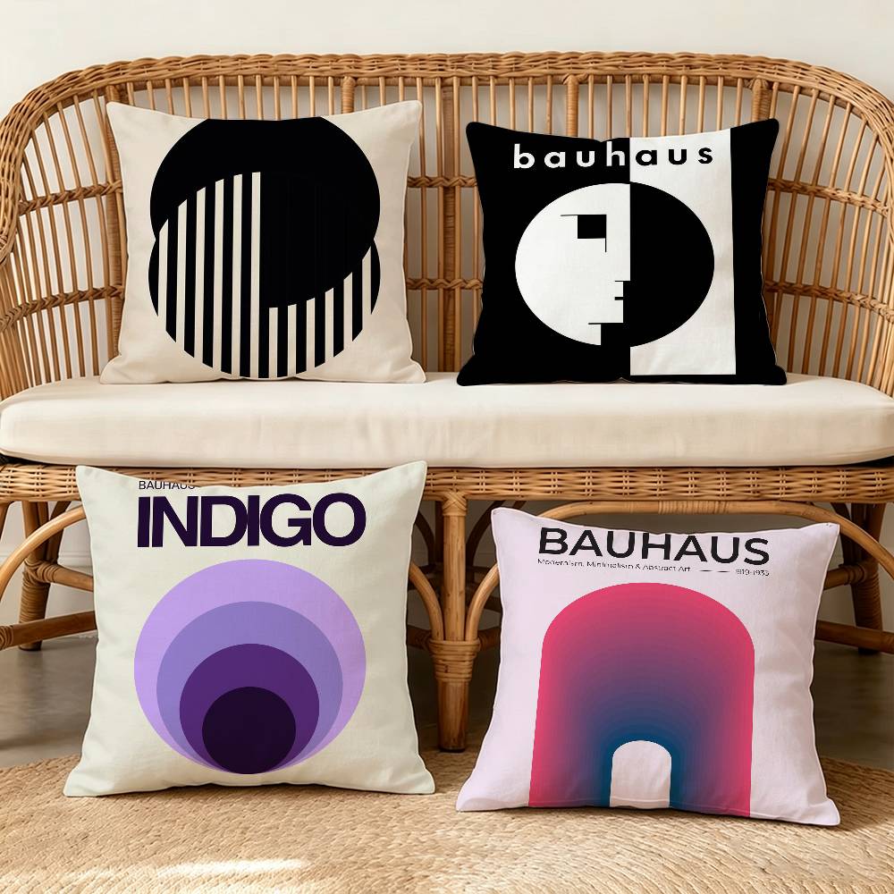 Century Textile & Sewing Supply - Mid Century Modern Bauhaus Abstract Pillowcase