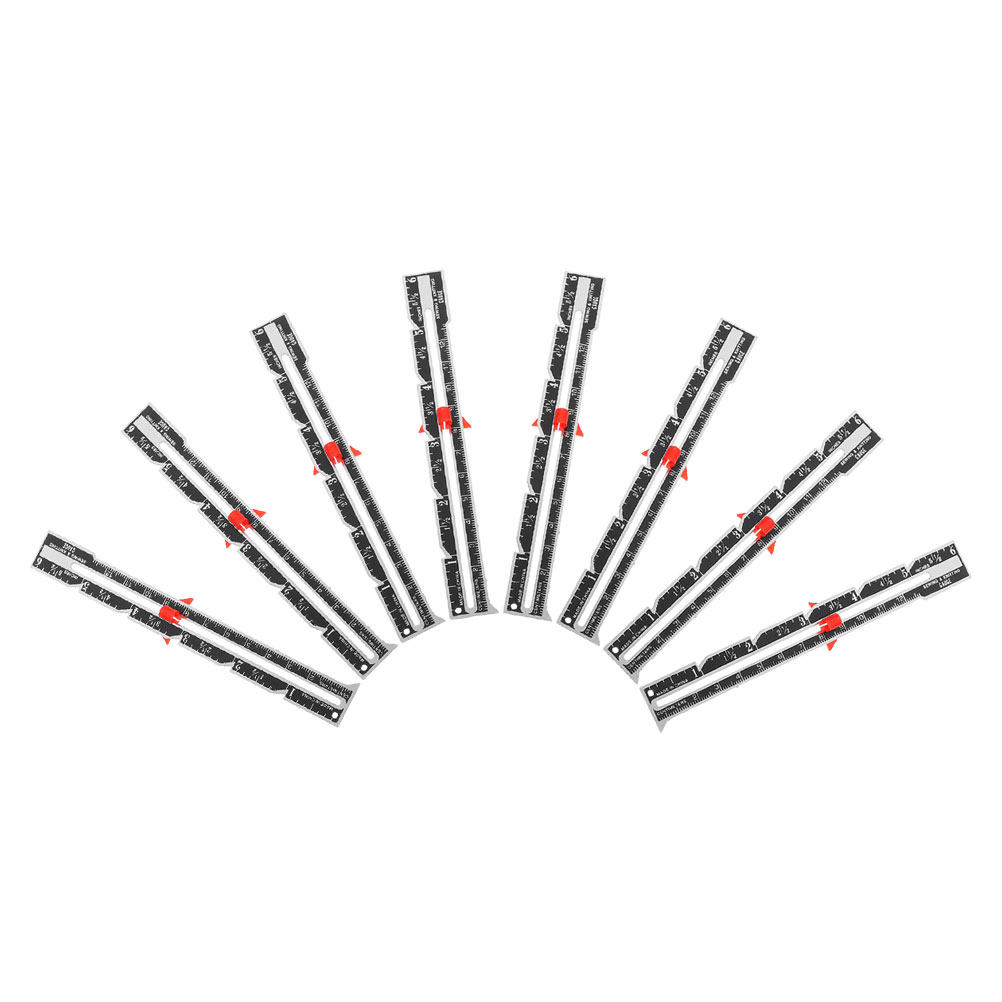 Sewing Gauge Ruler - 8Pcs Ergonomic Seam Gauge Ruler Set