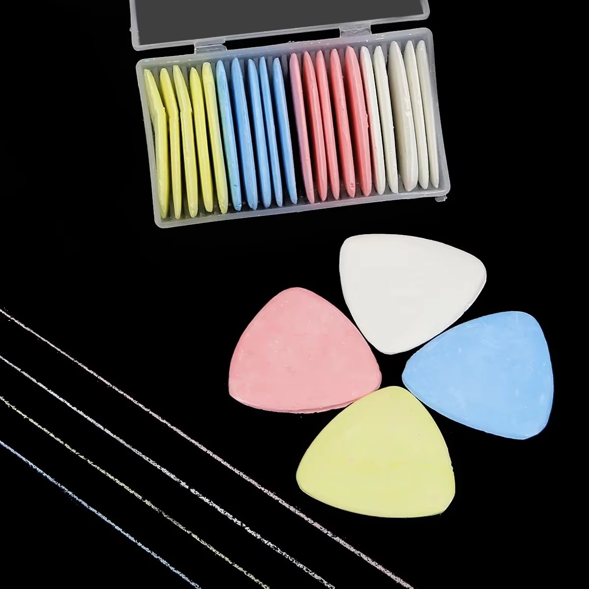 Sewing Gauge Ruler - 10-30pcs Colored White Scratching Powder Painting