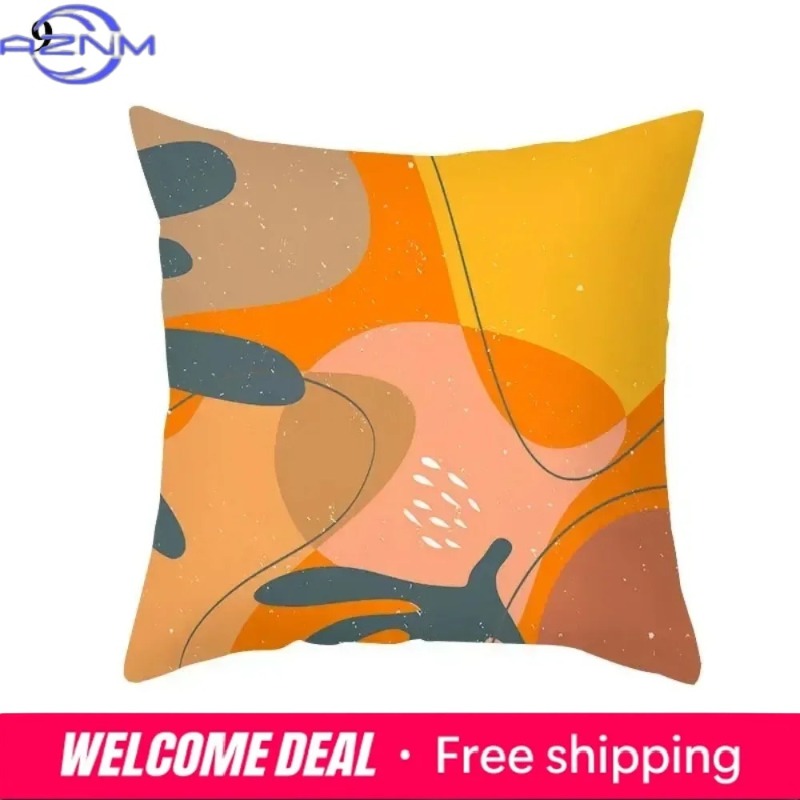 Boho Orange Abstract Cushion C - огляд і ціна Century Textile & Sewing Supply