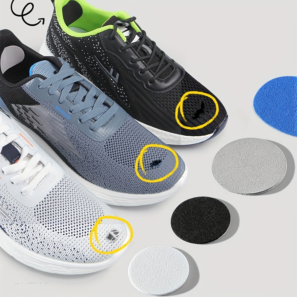 6 Pcs Self-Adhesive Shoe Patch - огляд і ціна Sewing Repair