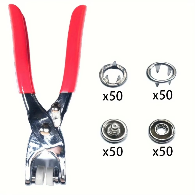 200pcs Metal Sewing Buttons An - огляд і ціна Snap Button Plier