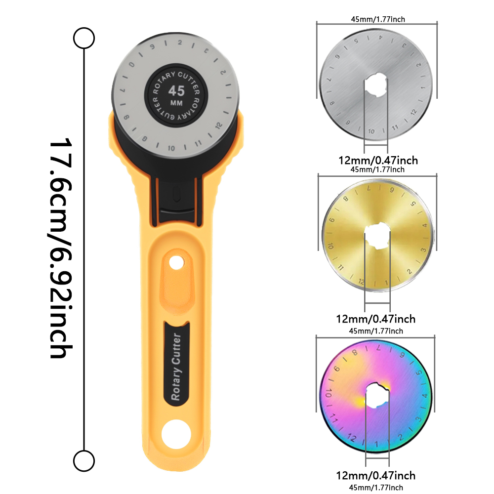 45mm Rotary Fabric Cutter Leat - огляд і ціна Sewing Necessities
