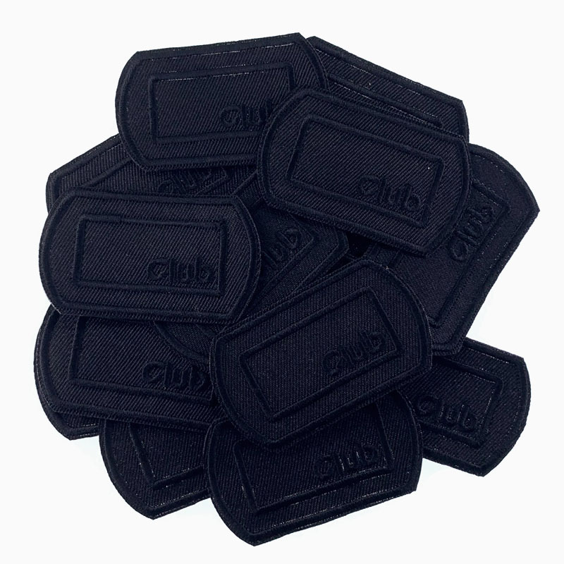 5Pcs Black Patches for Clothes - огляд і ціна Velcro Sew On