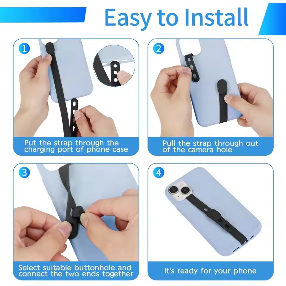Portable Silicone Phone Strap  - огляд і ціна Elastic Waistband Roll