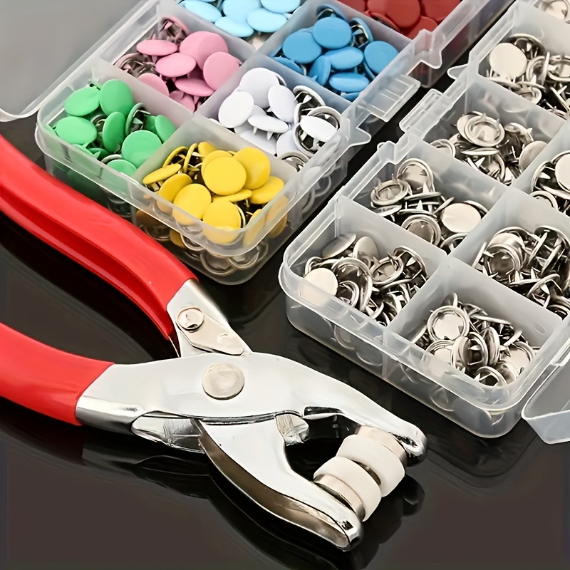 101Pcs Metal Snap Buttons Kit  - огляд і ціна Snap Button Plier