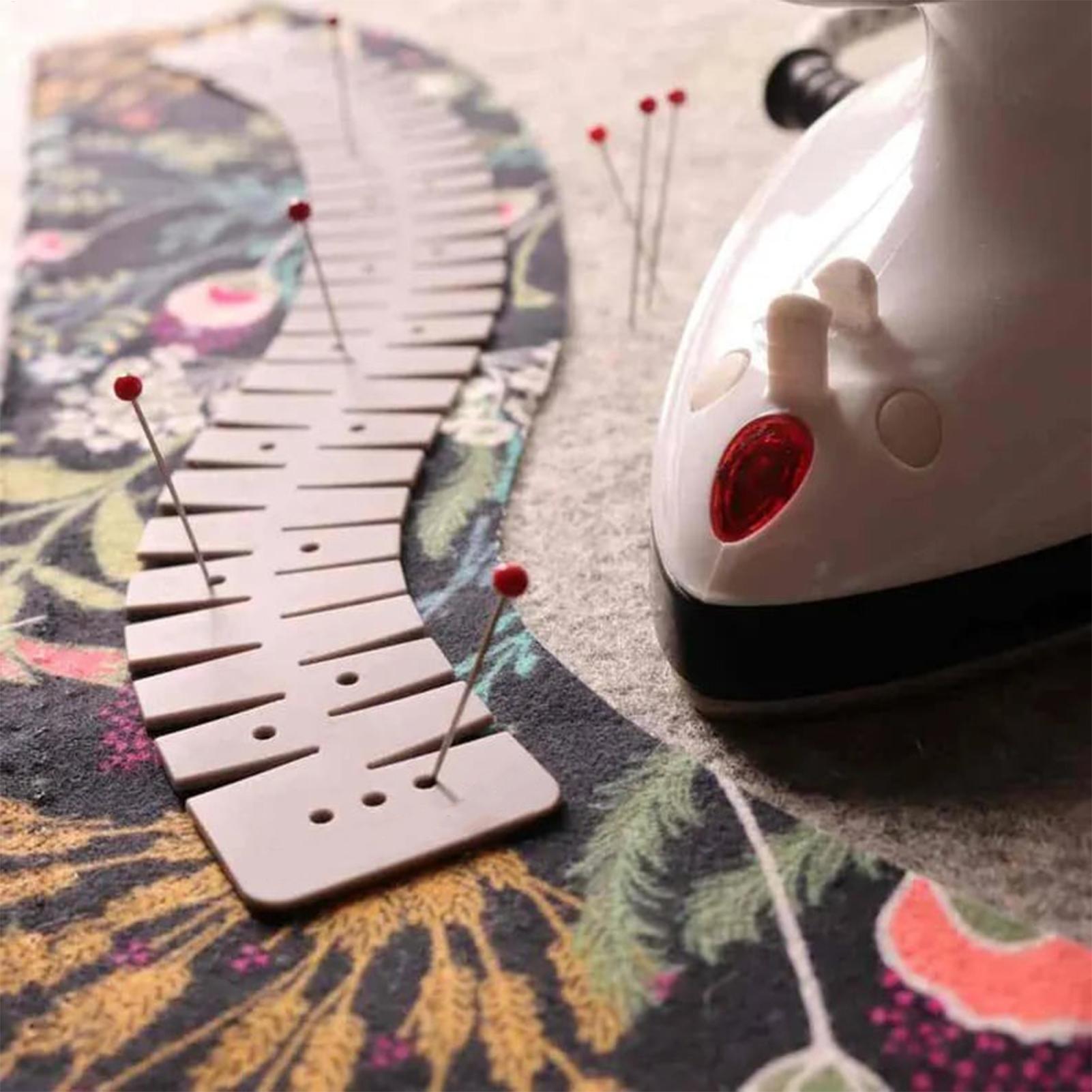 Silicone Hemming Ruler With Ma - огляд і ціна Sewing Necessities