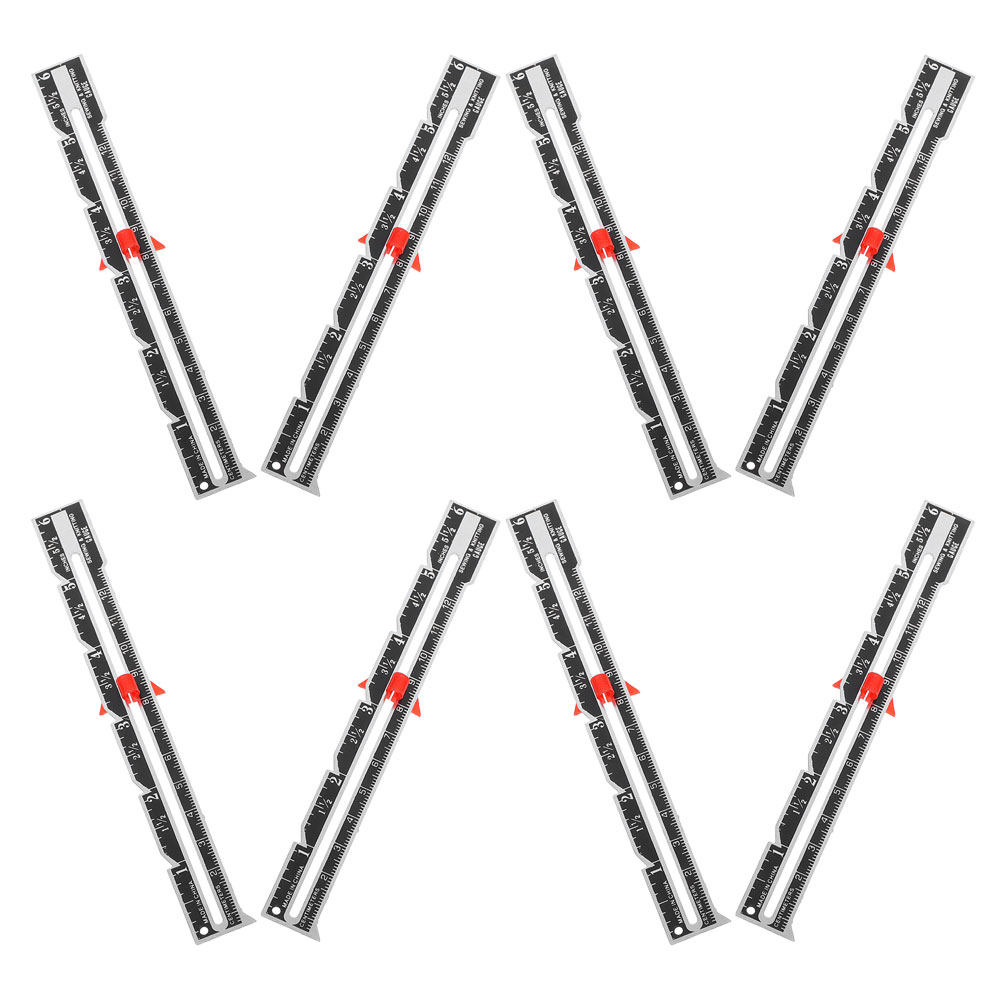 8Pcs Ergonomic Seam Gauge Rule - огляд і ціна Sewing Gauge Ruler