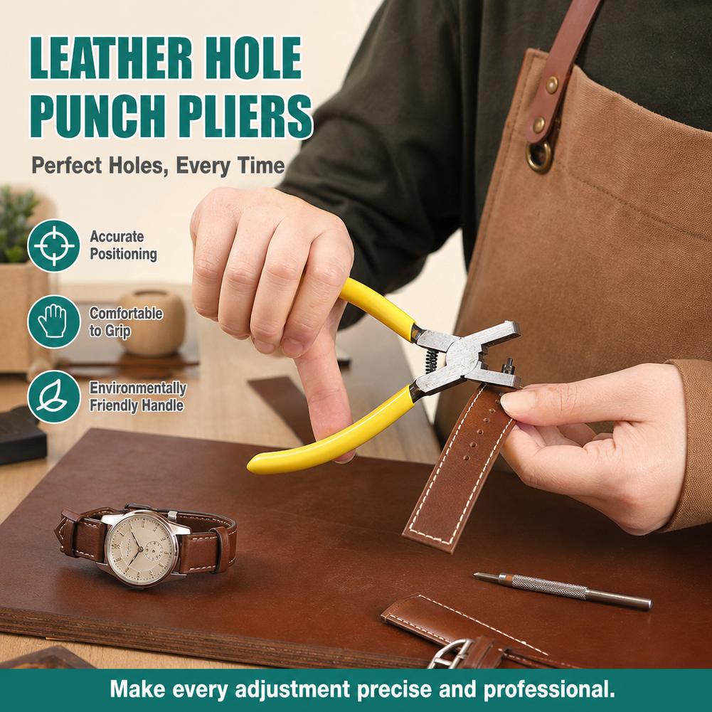 Leather Belt Hole Punch Pliers - огляд і ціна Snap Button Plier