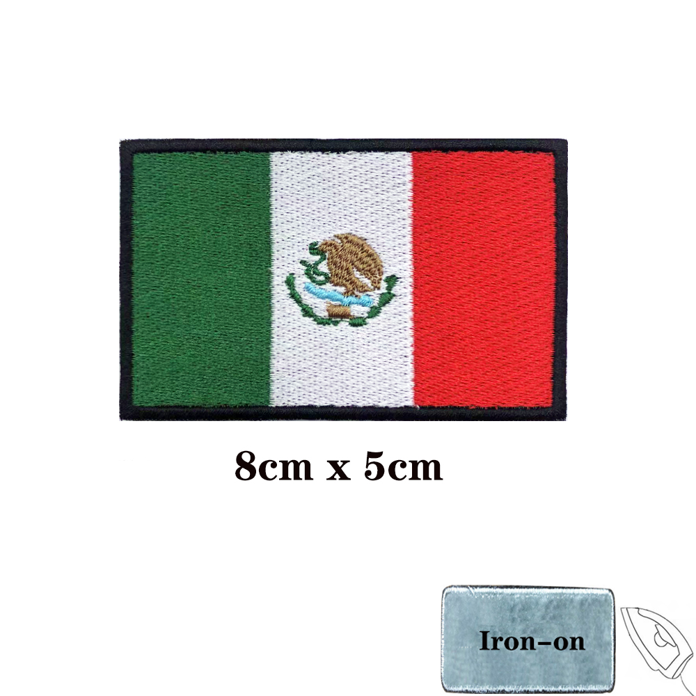 Mexican flag Mexico Patches Ar - огляд і ціна Velcro Sew On