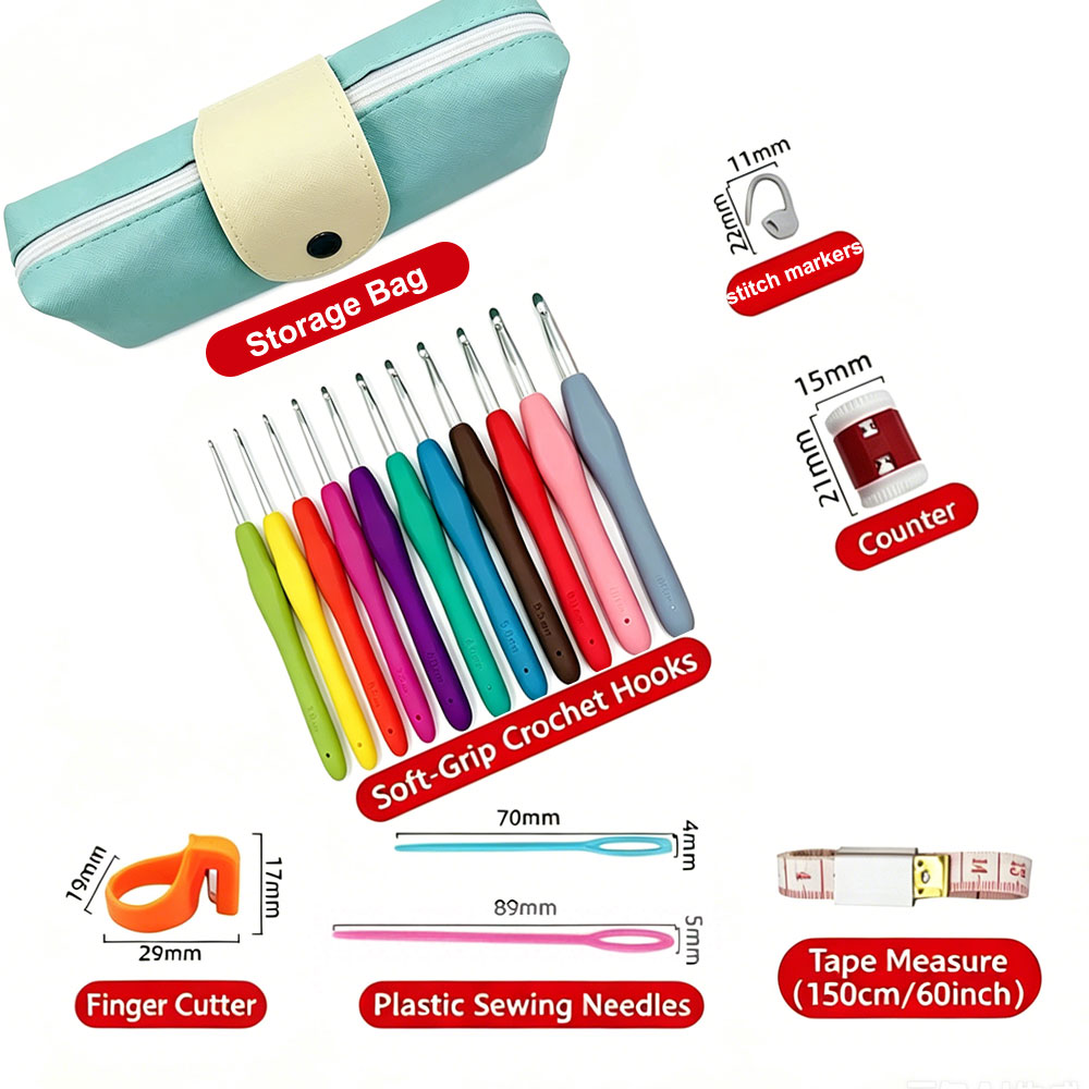 37pcs Crochet Hooks Kits with  - огляд і ціна Sewing Necessities